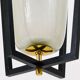 Kalmar Vienna suspended lantern in brass, mid-century style, Austria, 1950s.