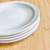 4 plates Bistrot Sarreguemines 1970