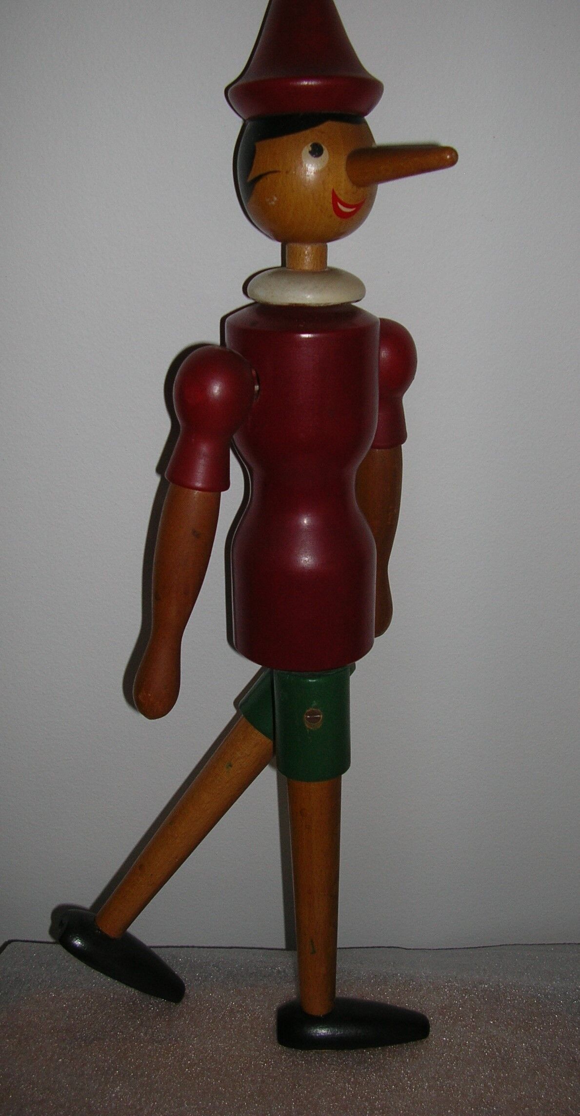 Articulated wooden Pinocchio, 50 cm