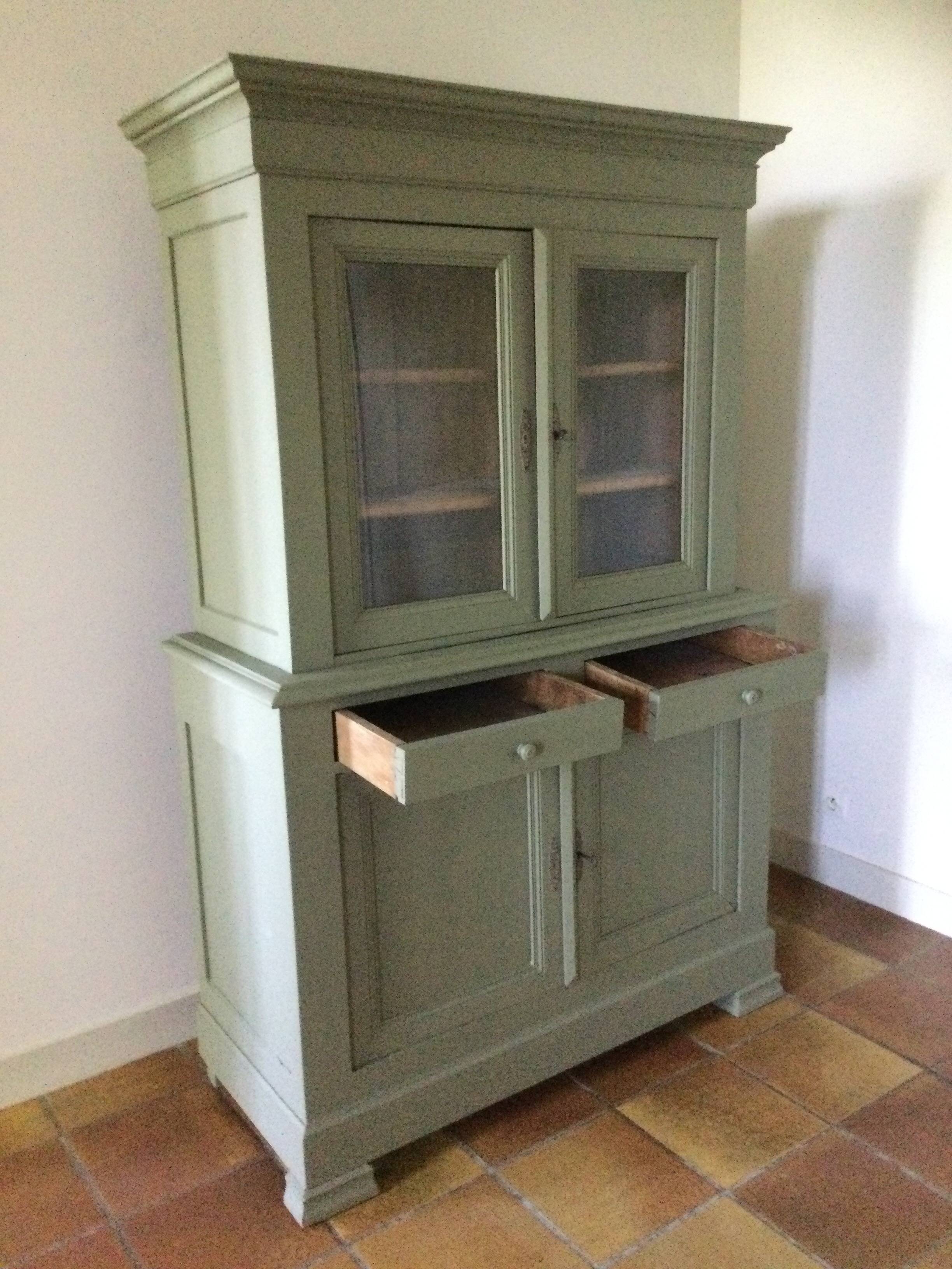 Antique patinated 2-part dresser