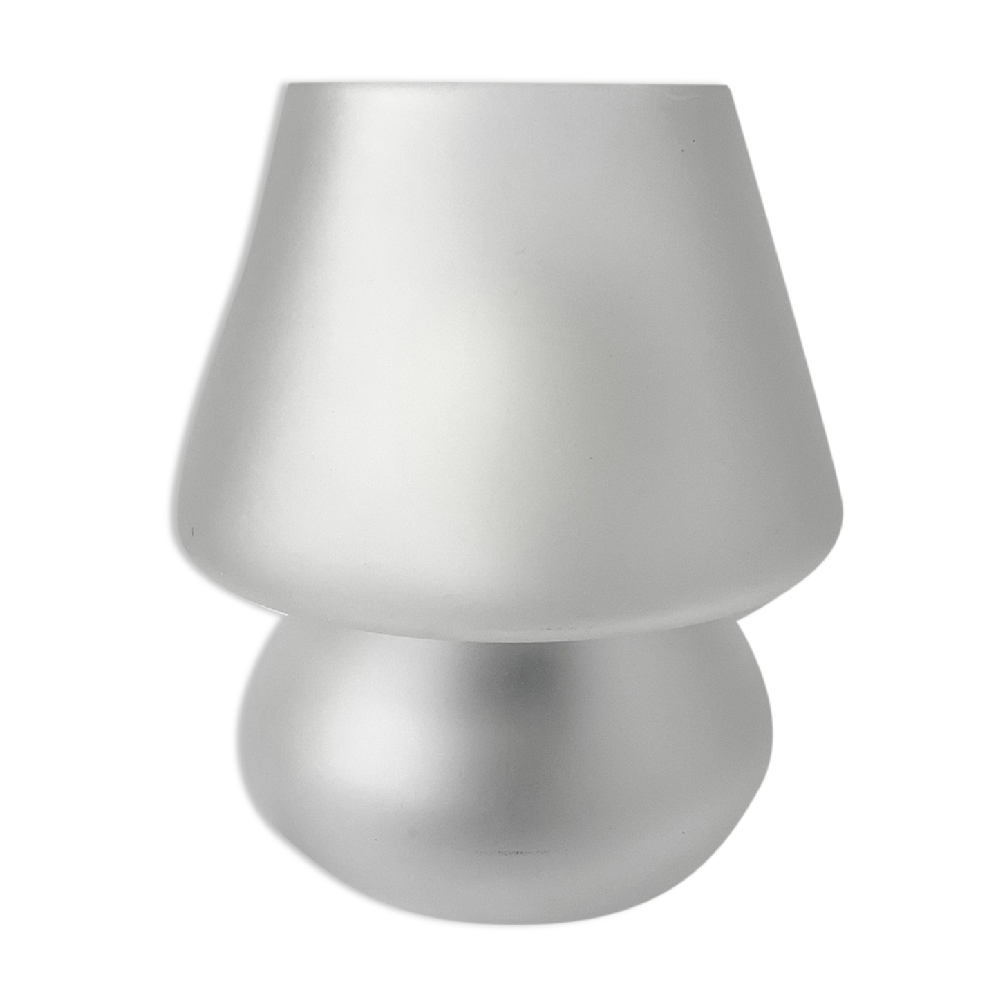 Lampe champignon en verre
