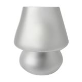 Glass mushroom lamp