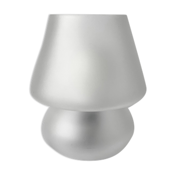 Glass mushroom lamp
