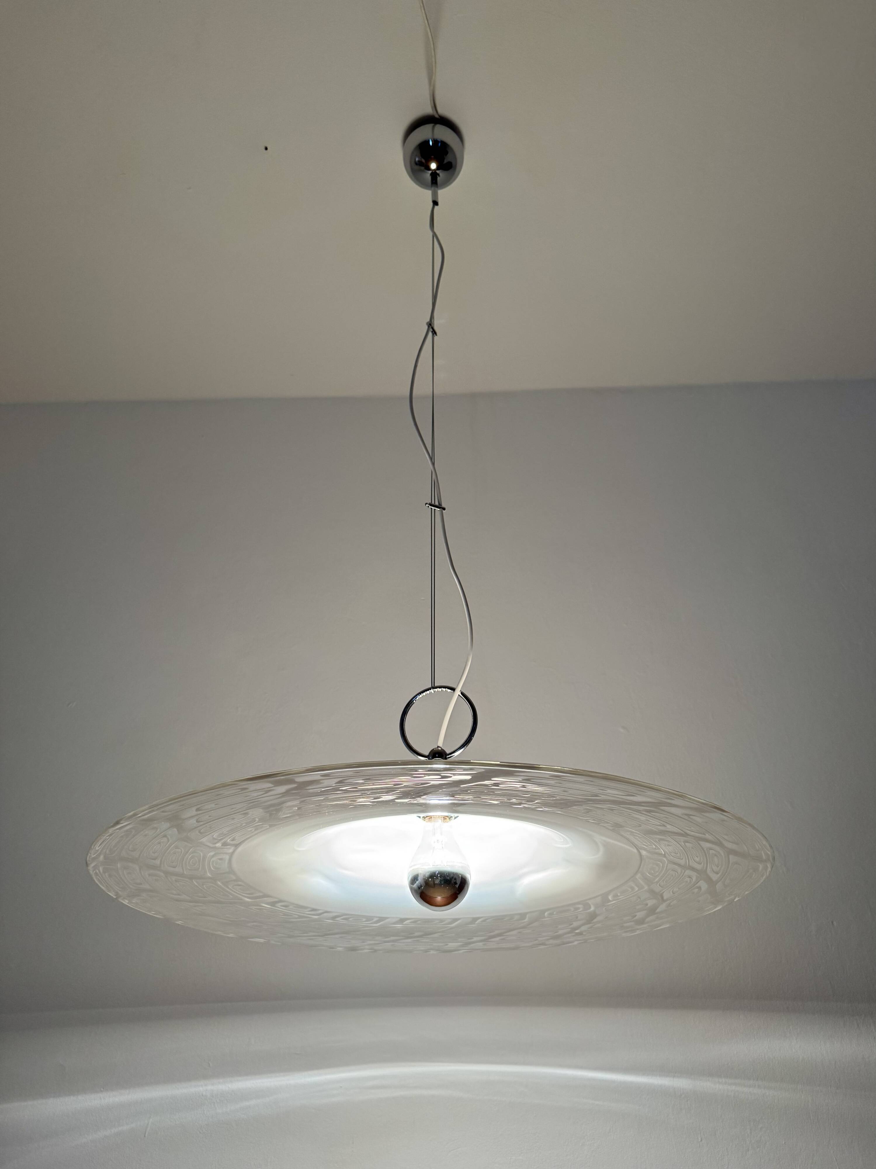 Large Murano Glass Pendant Lamp