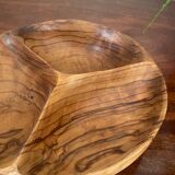 Plat en bois d’olivier vintage