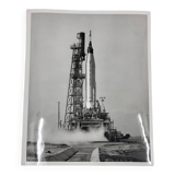 Original NASA Photograph Mercury Aurore 7 Launcher of the US Air Force, 1962