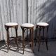 3 tabourets de bar style Thonet