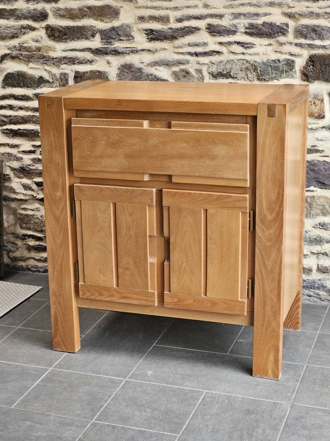 Bureau secrétaire orme vintage