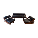 Vintage sofa with 2 arm chairs by Gianni Songia for Sormani