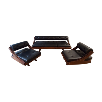 Vintage sofa with 2 arm chairs by Gianni Songia for Sormani