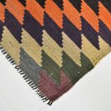 5x8 Colorful Tribal Pattern Kilim Area Rug, 166x247Cm