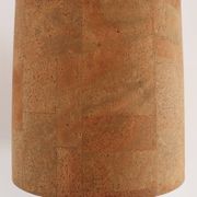 Italian Ceramic Table Lamp by Aldo Londi with Cork Lampshade, 1960