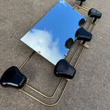 Wall-mounted coat rack mirror from the 1960s.