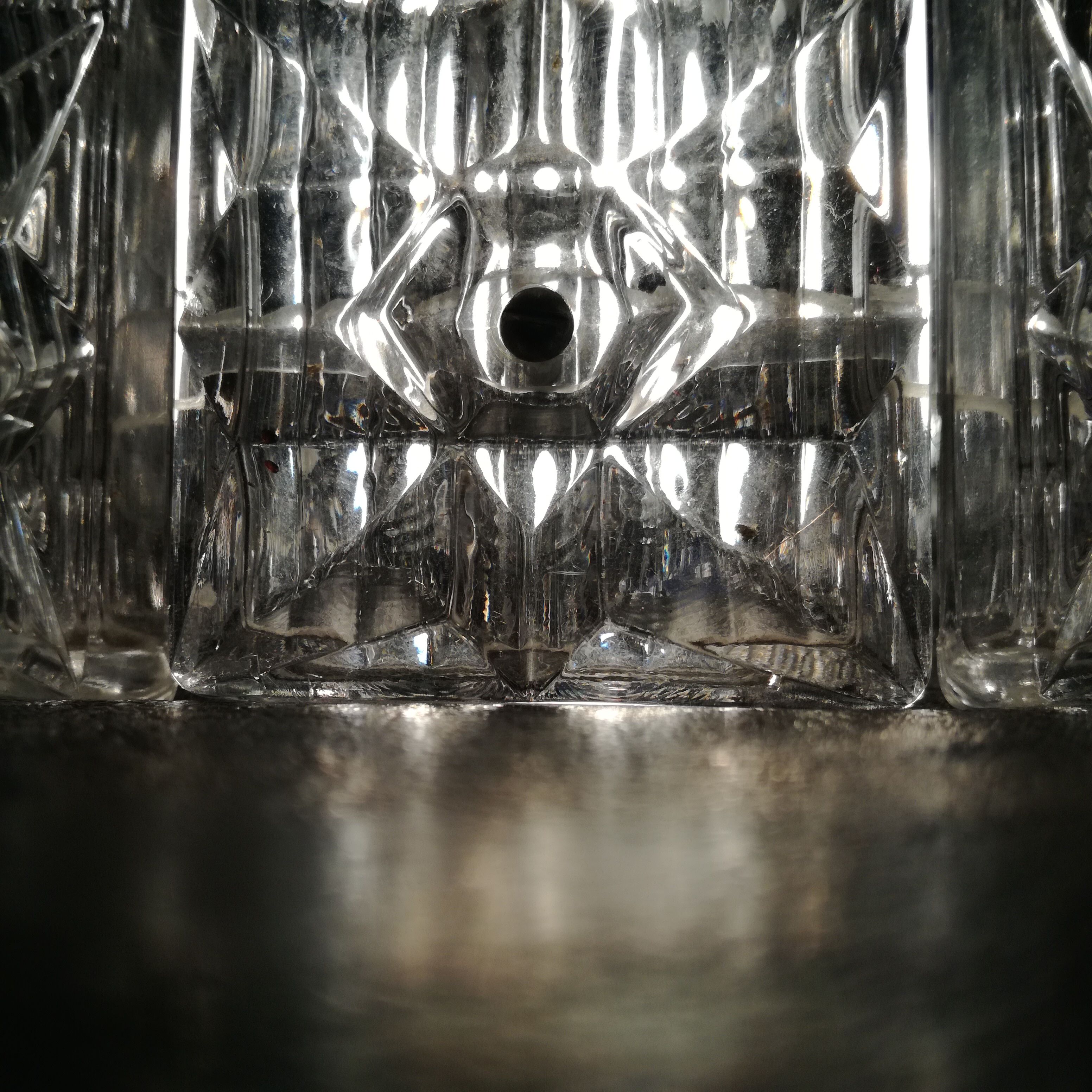 Chrome and glass hanging 22