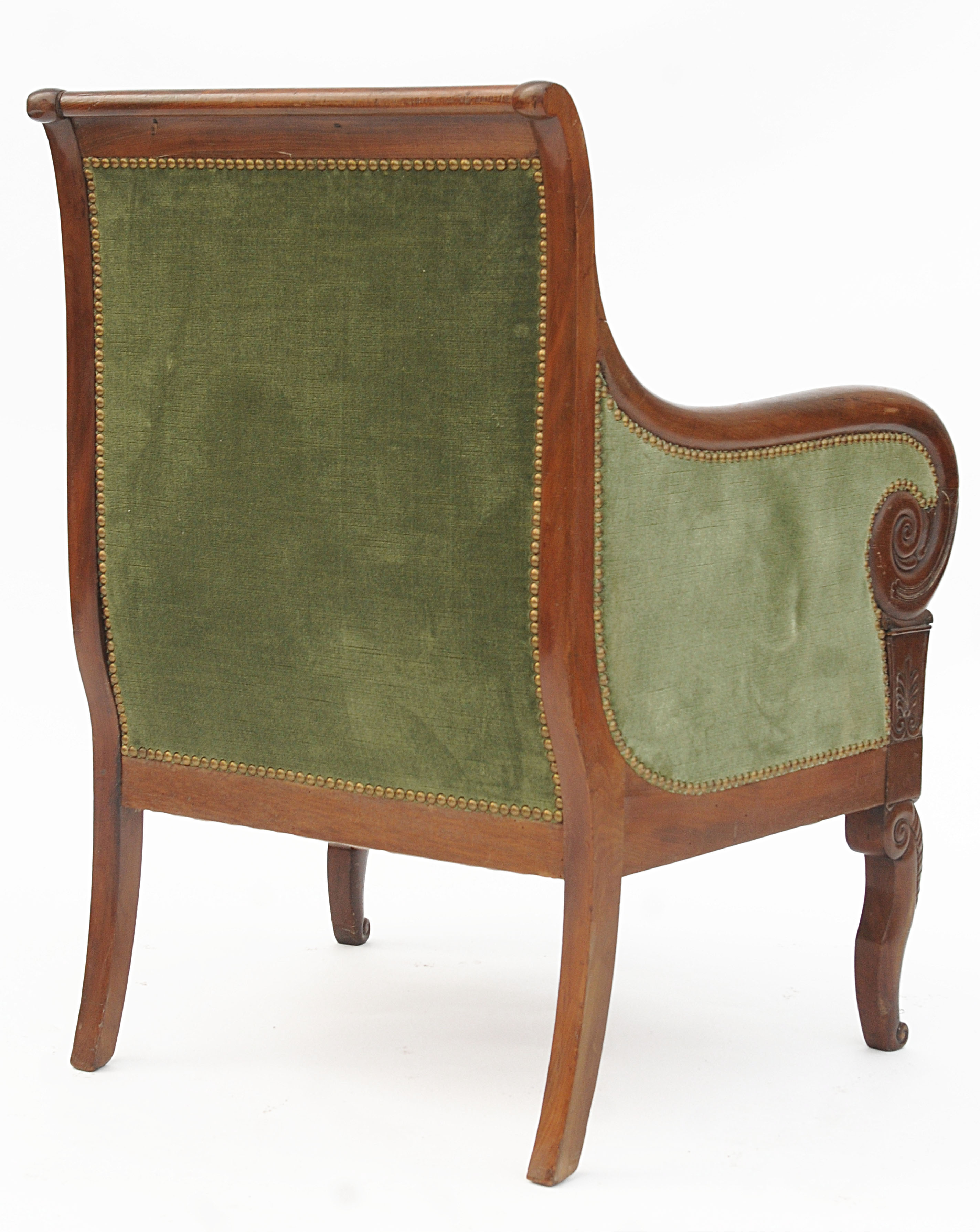 Fauteuil bergère d'époque Restauration