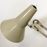 Vintage beige architect table lamp from fax, 1970s