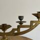 Paire de candélabres en bronze doré d'époque ART DECO