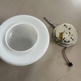 Set of 3 opaline wall lights