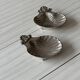silver shell bowl, key tray