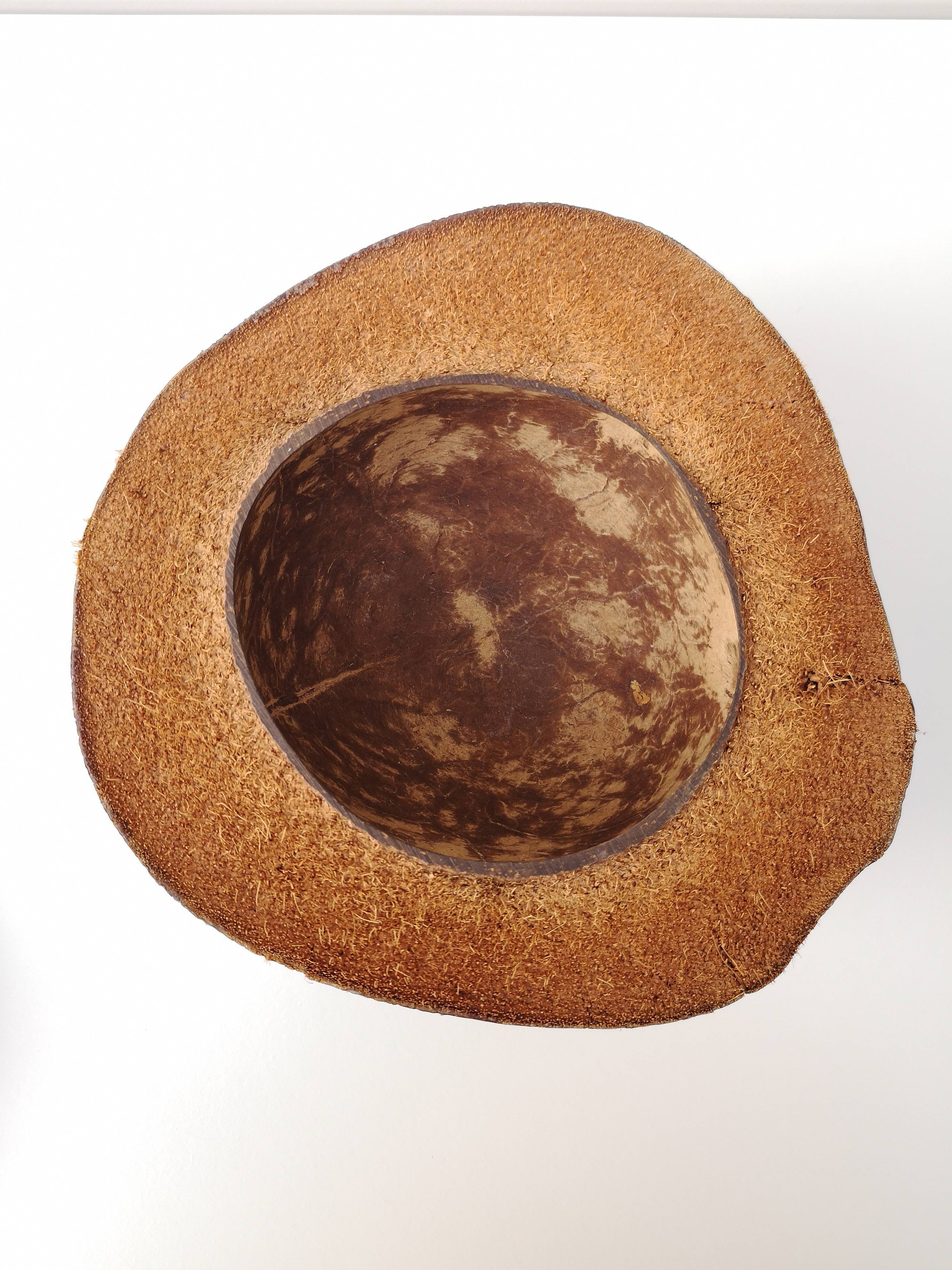 Empty vintage pocket - natural coconut