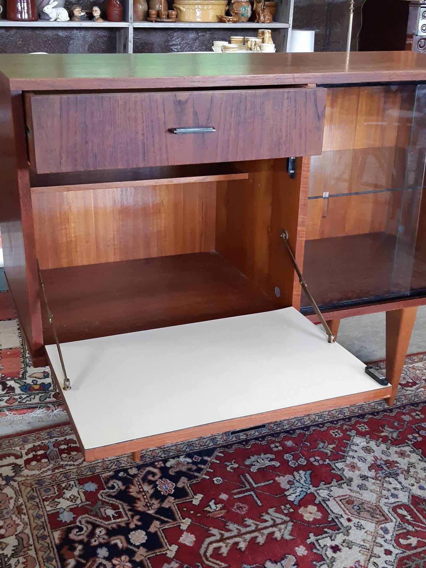 Small Scandinavian sideboard.