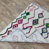 Handmade wool Berber rug 176 X 120 CM