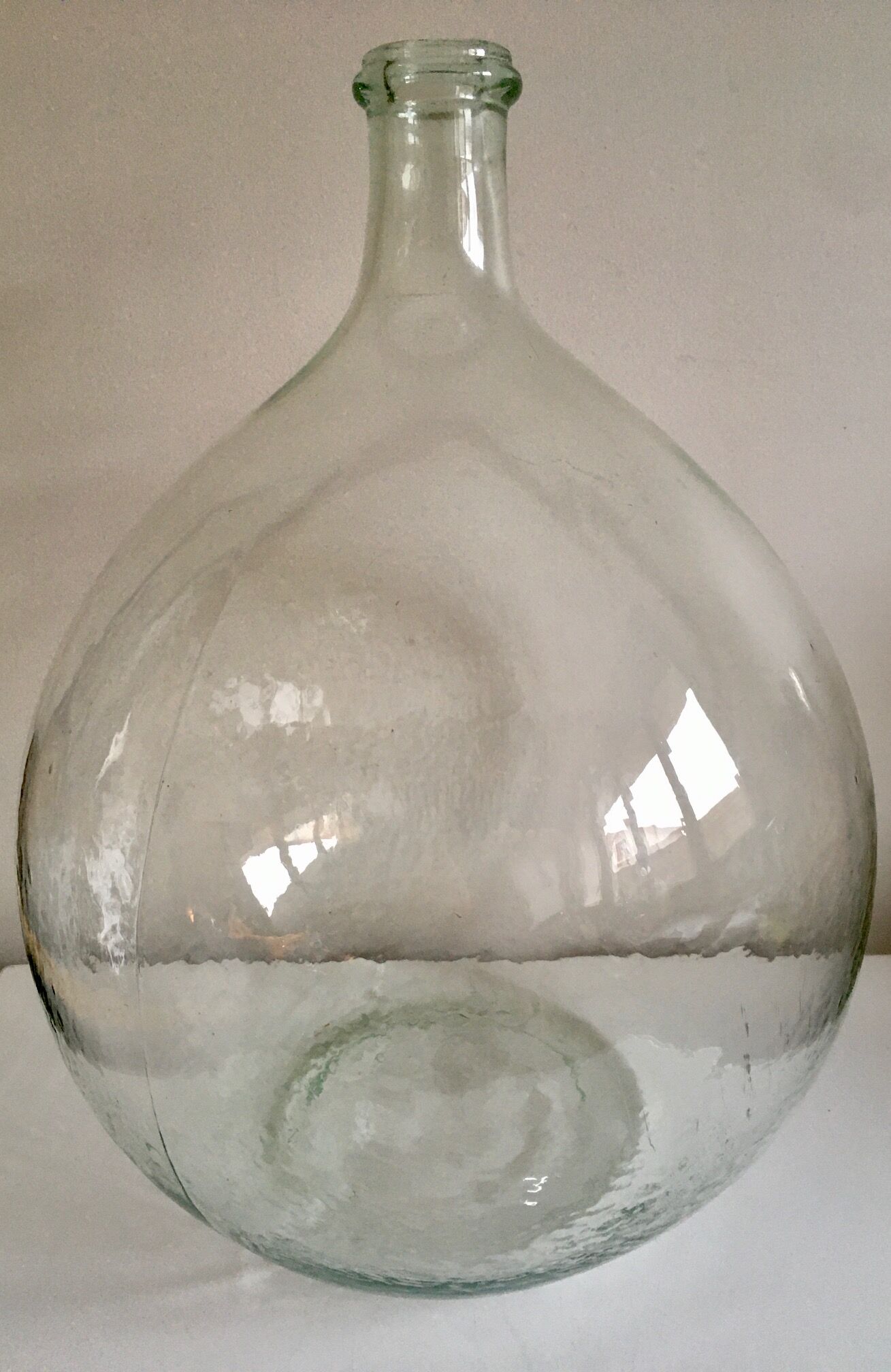 Transparent demijohn 30l