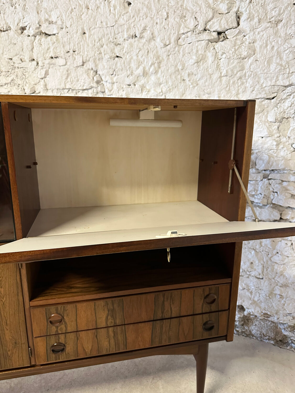Scandinavian rosewood sideboard