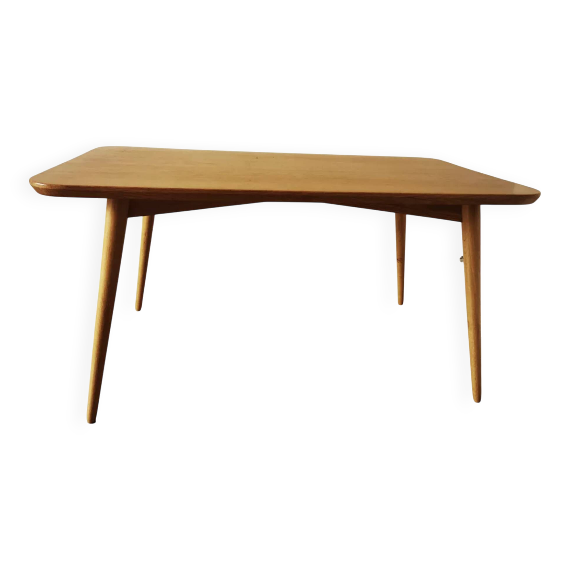 Numbered solid oak table designer