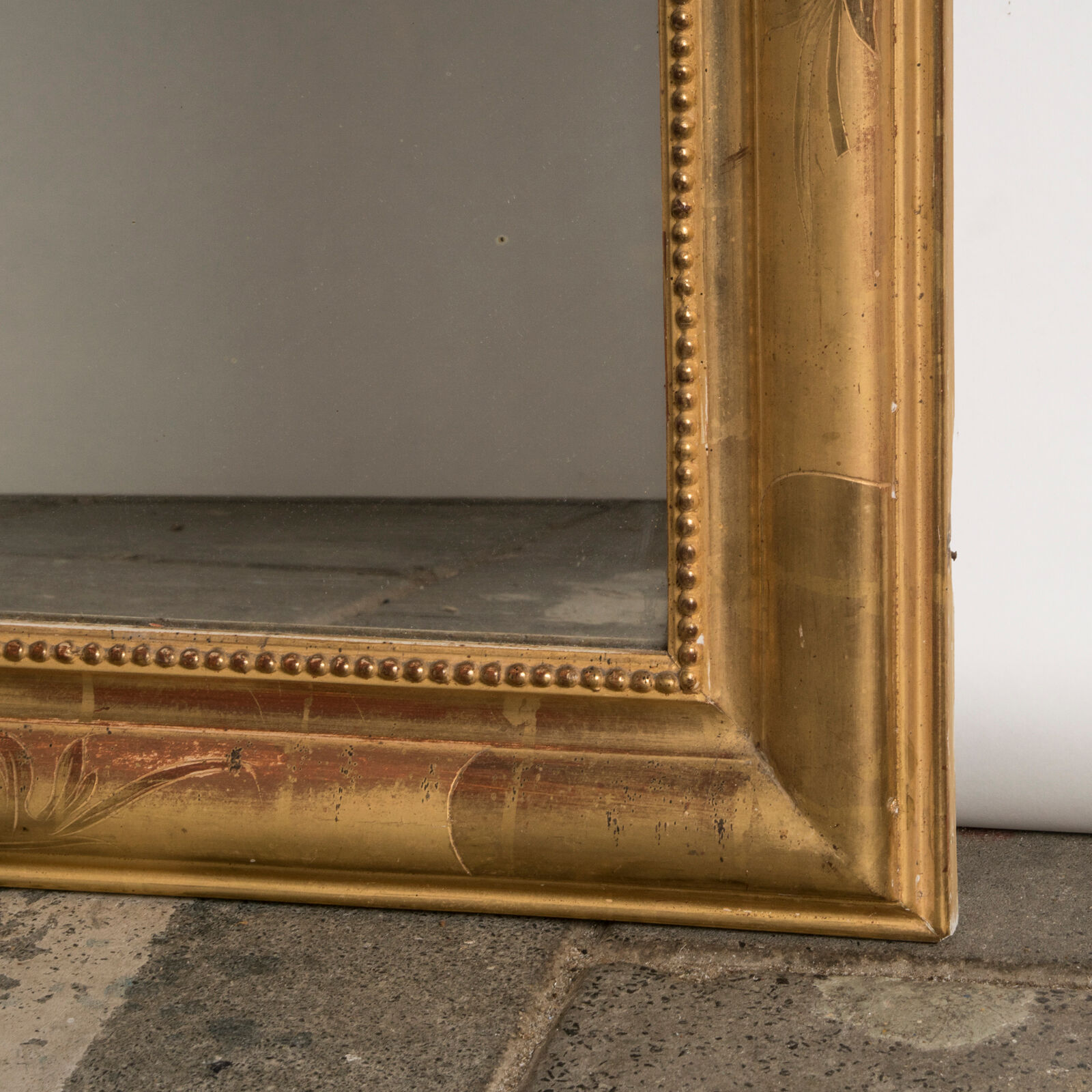 Louis Philippe flower mirror