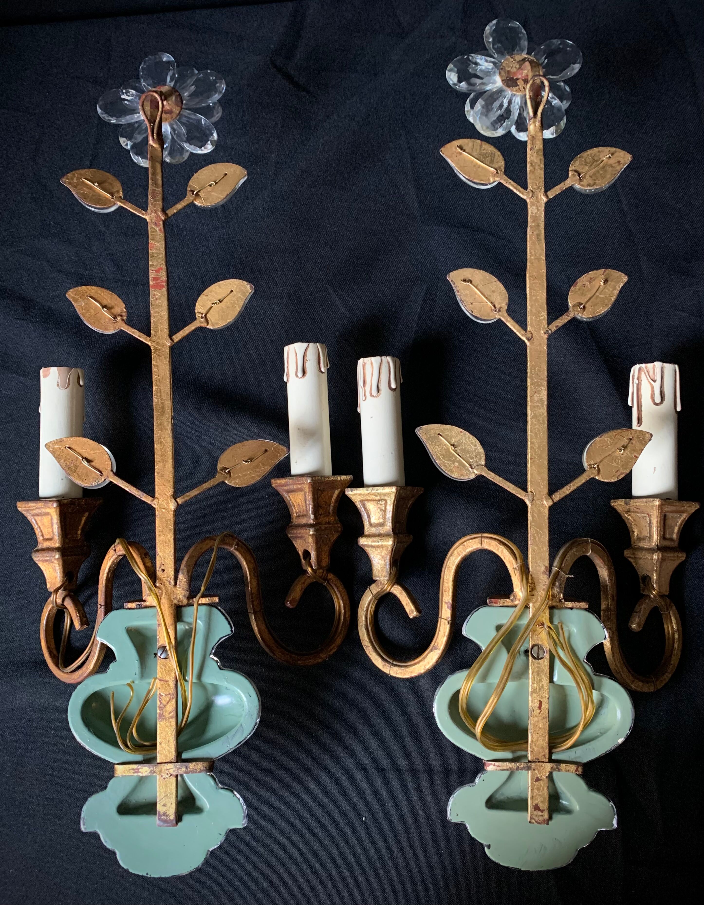 Paire d’appliques Maison Bagues