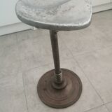 Spring-loaded dentist stool