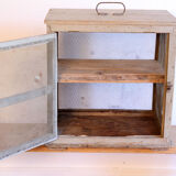 Garde manger grillagé shabby chic