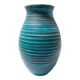 Large blue ceramic vase "Gauloise" – Potiers d’Accolay – Year 60