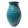 Large blue ceramic vase "Gauloise" – Potiers d’Accolay – Year 60