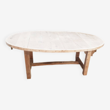 Oval farm table