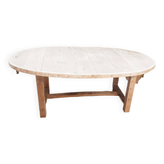 Table de ferme ovale
