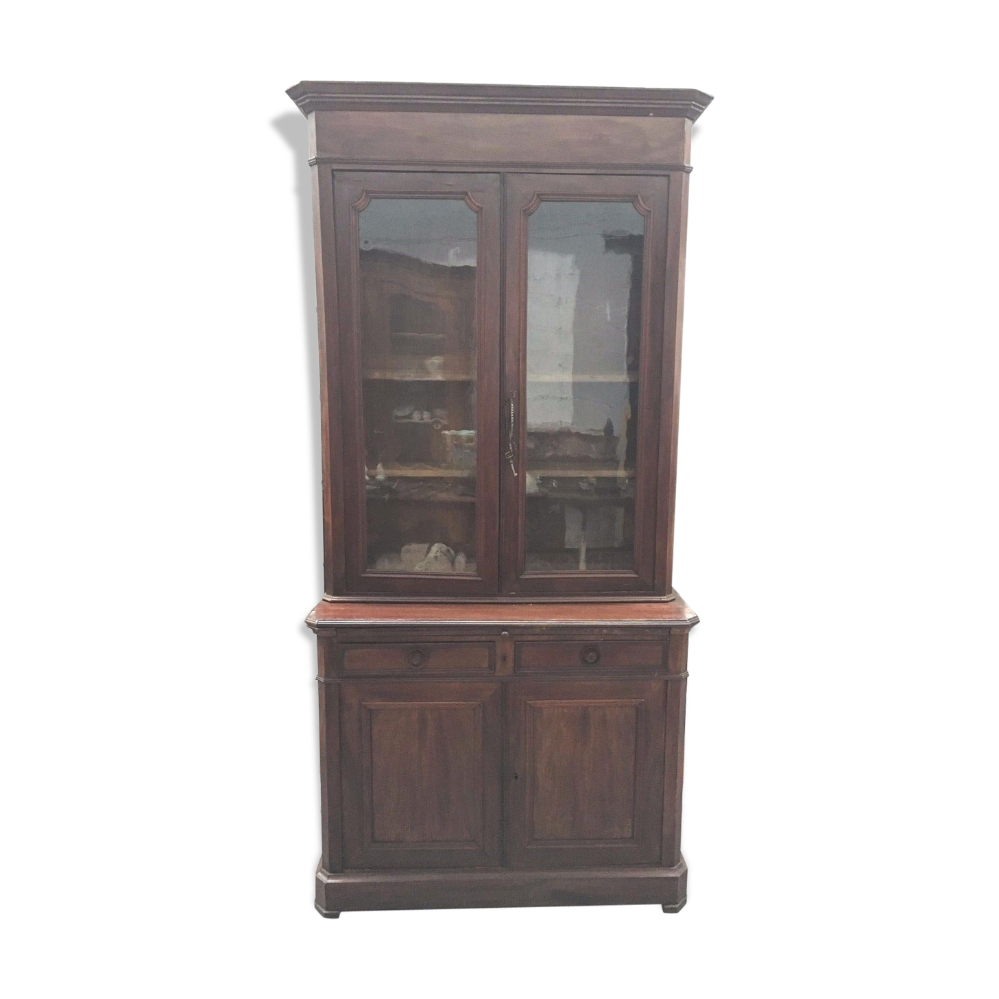 Buffet two Louis Philippe mahogany body