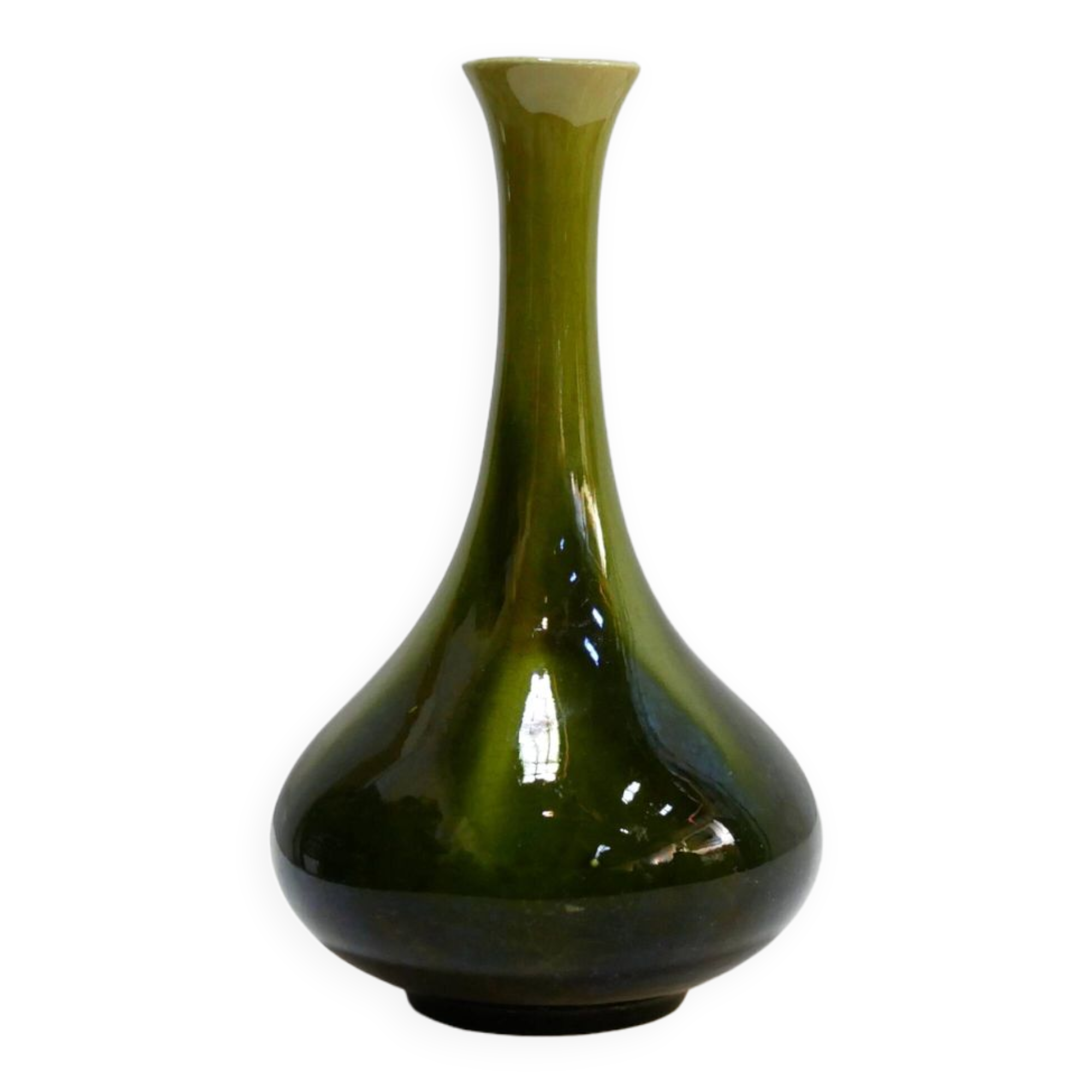Vintage ceramic vase by the Orchies L'Herminé Declercq factory