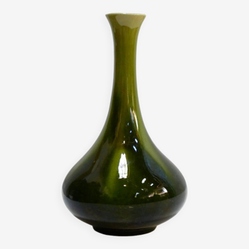 Vase vintage en céramique par la manufacture Orchies L'Herminé Declercq