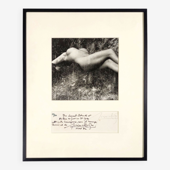 Photographie, Lucien clergue « femme nue sous la cascade », tirage argentique signée et numérotée