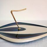 Verceram iridescent ceramic cheese board from the 60s
