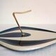 Verceram iridescent ceramic cheese board from the 60s