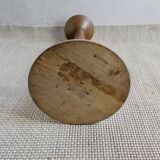 Solid oak candlestick, 1950s