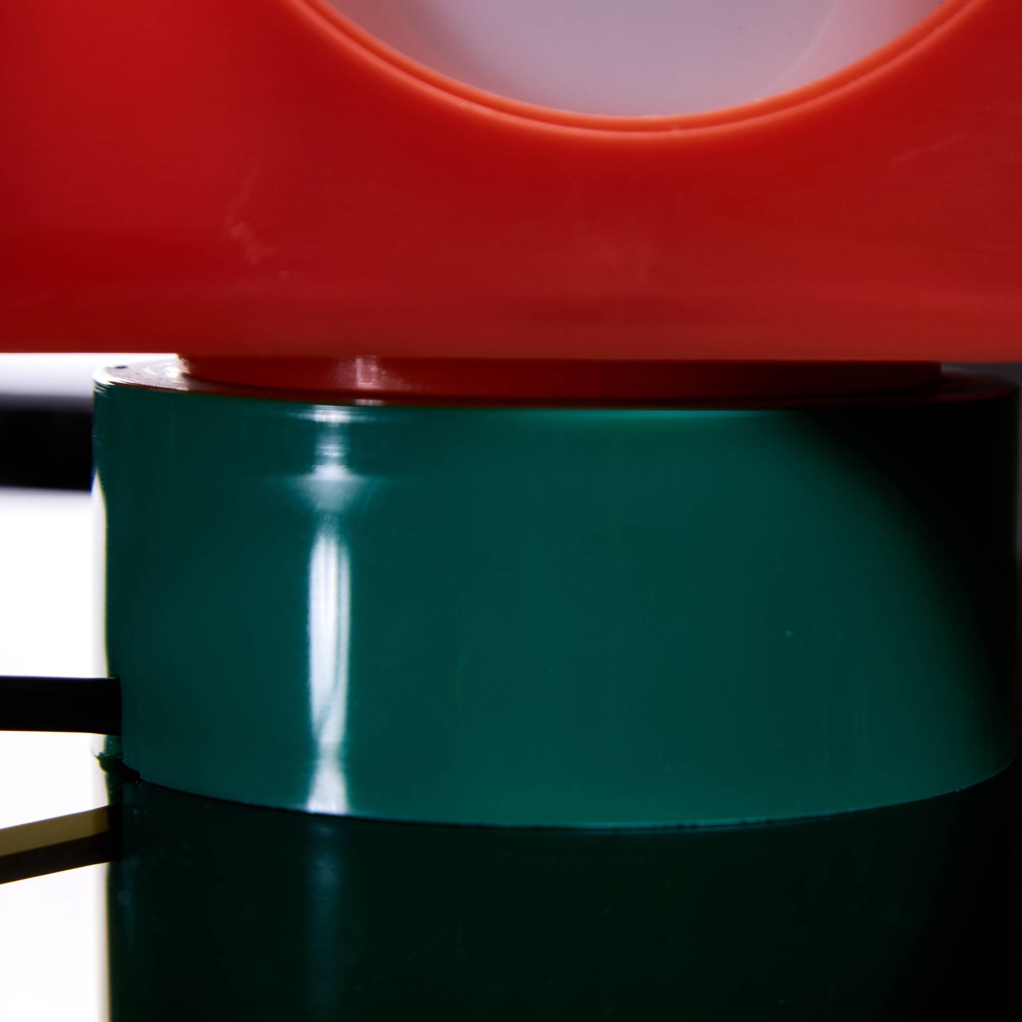 Geometrical, Orange Triangle-based Table Lamp