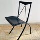 Chaise pliable Bella de Cattelan Italia - Noir élégant et pratique