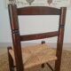 Chaise paillée enfant vintage