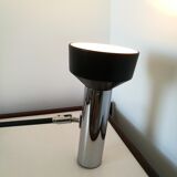 Chrome stem wall lamp from the 70s