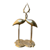 Couple of brass herons