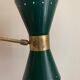 Applique murale diabolo vert canard